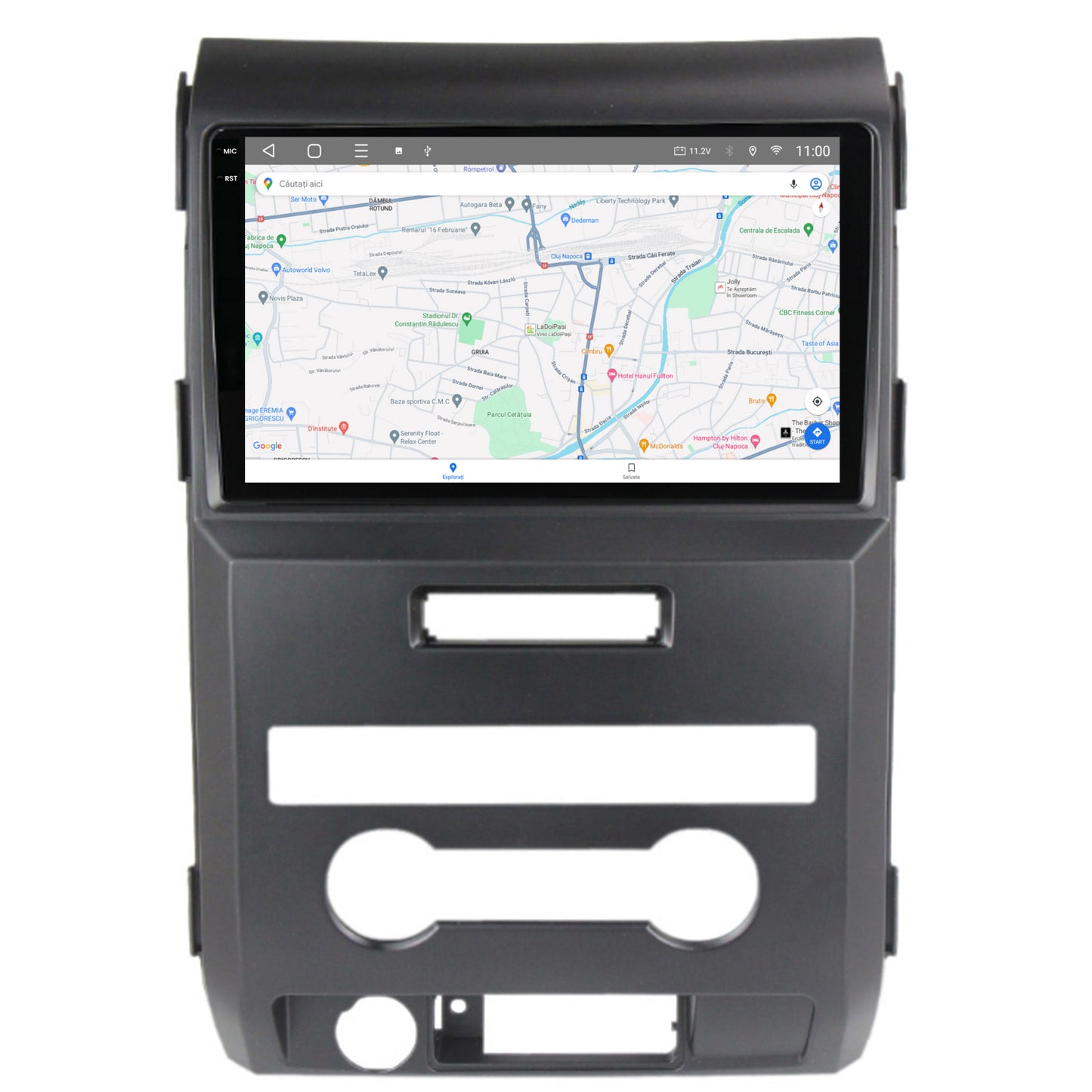 Navigatie 2K HUB64 Ford F150 (2008-2014), 4GB RAM, Android, Octacore, Slot Sim 4G, DSP, GPS, Wi-FI, Carplay, Android Auto, USB, Bluetooth, Waze, Touchscreen, 9.5 Inch