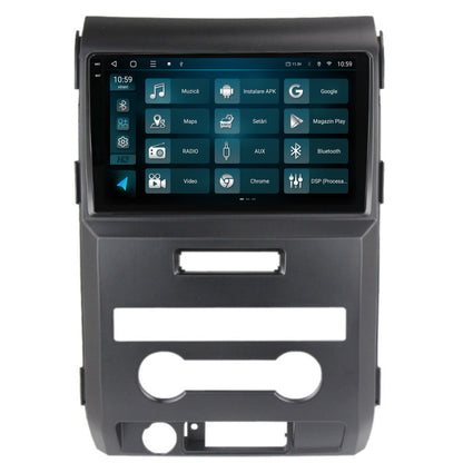Navigatie 2K HUB64 Ford F150 (2008-2014), 4GB RAM, Android, Octacore, Slot Sim 4G, DSP, GPS, Wi-FI, Carplay, Android Auto, USB, Bluetooth, Waze, Touchscreen, 9.5 Inch