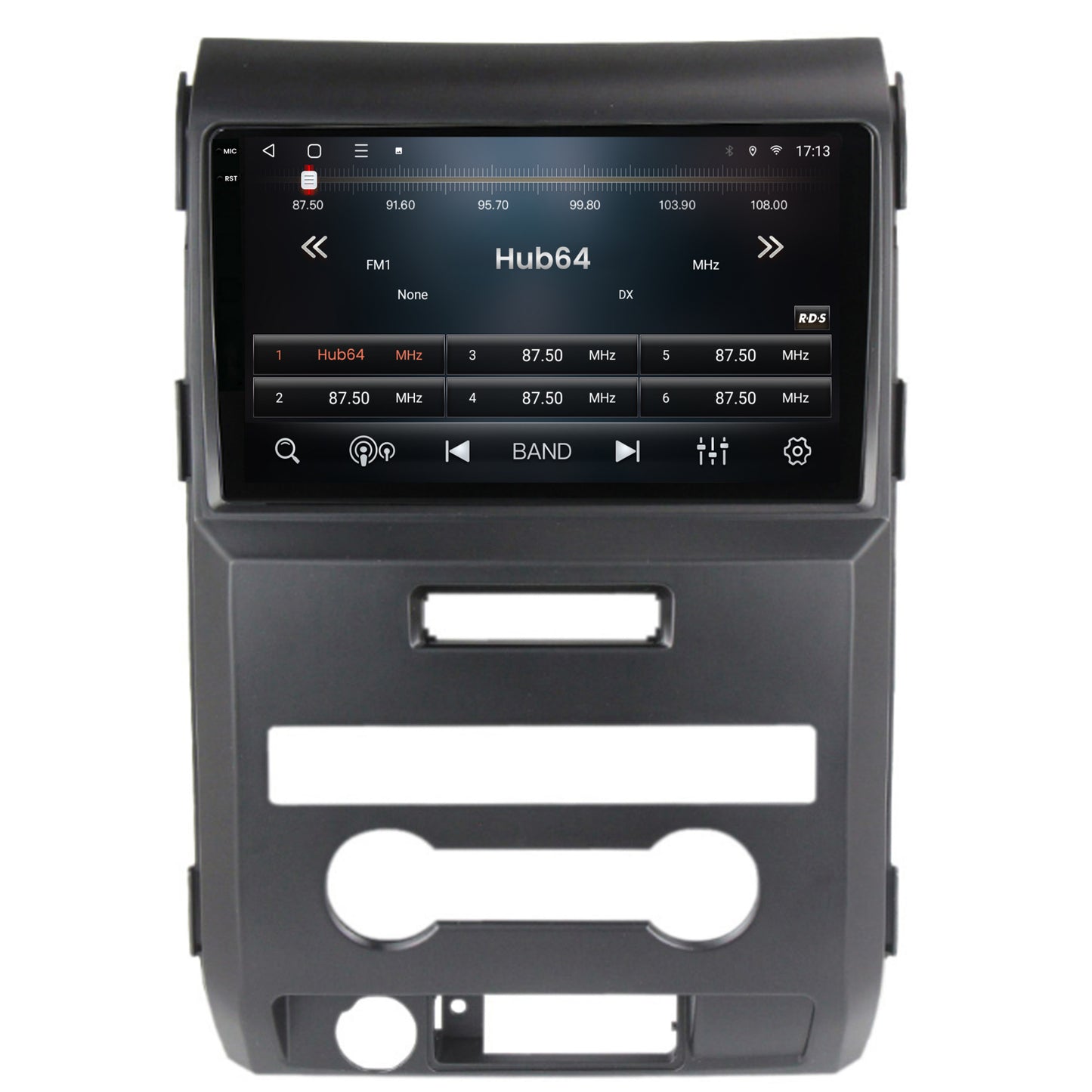 Navigatie 2K HUB64 Ford F150 (2008-2014), 4GB RAM, Android, Octacore, Slot Sim 4G, DSP, GPS, Wi-FI, Carplay, Android Auto, USB, Bluetooth, Waze, Touchscreen, 9.5 Inch
