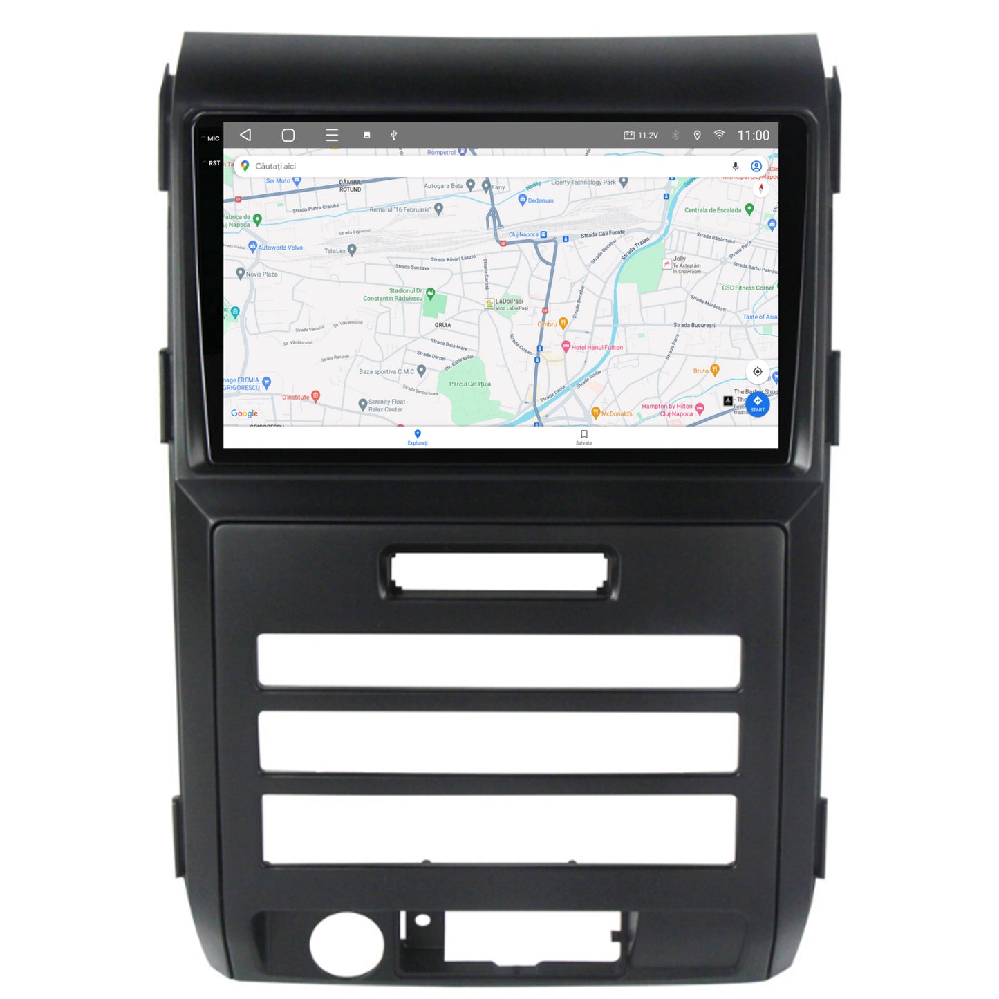 Navigatie 2K HUB64 Ford F150 (2008-2014), 8GB RAM, Android, Octacore, Slot Sim 4G, DSP, GPS, Wi-FI, Carplay, Android Auto, USB, Bluetooth, Waze, Touchscreen, 9.5 Inch