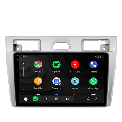 Navigatie 2K HUB64 Ford Fiesta (2002-2008), 8GB RAM, Android, Octacore, Slot Sim 4G, DSP, GPS, Wi-FI, Carplay, Android Auto, USB, Bluetooth, Waze, Touchscreen, 9.5 Inch