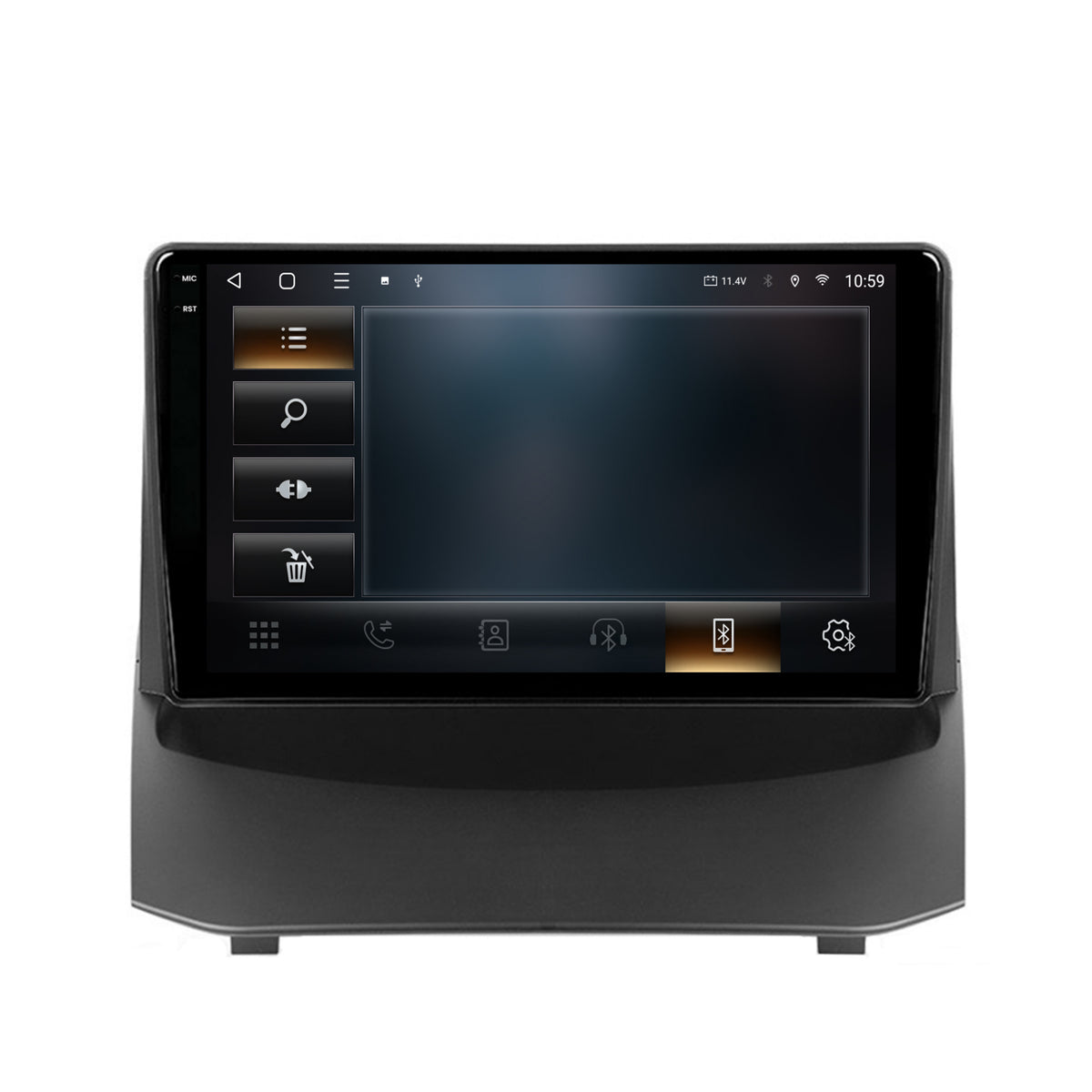 Navigatie 2K HUB64 Ford Fiesta (2013-2017), 4GB RAM, Android, Octacore, Slot Sim 4G, DSP, GPS, Wi-FI, Carplay, Android Auto, USB, Bluetooth, Waze, Touchscreen, 9.5 Inch