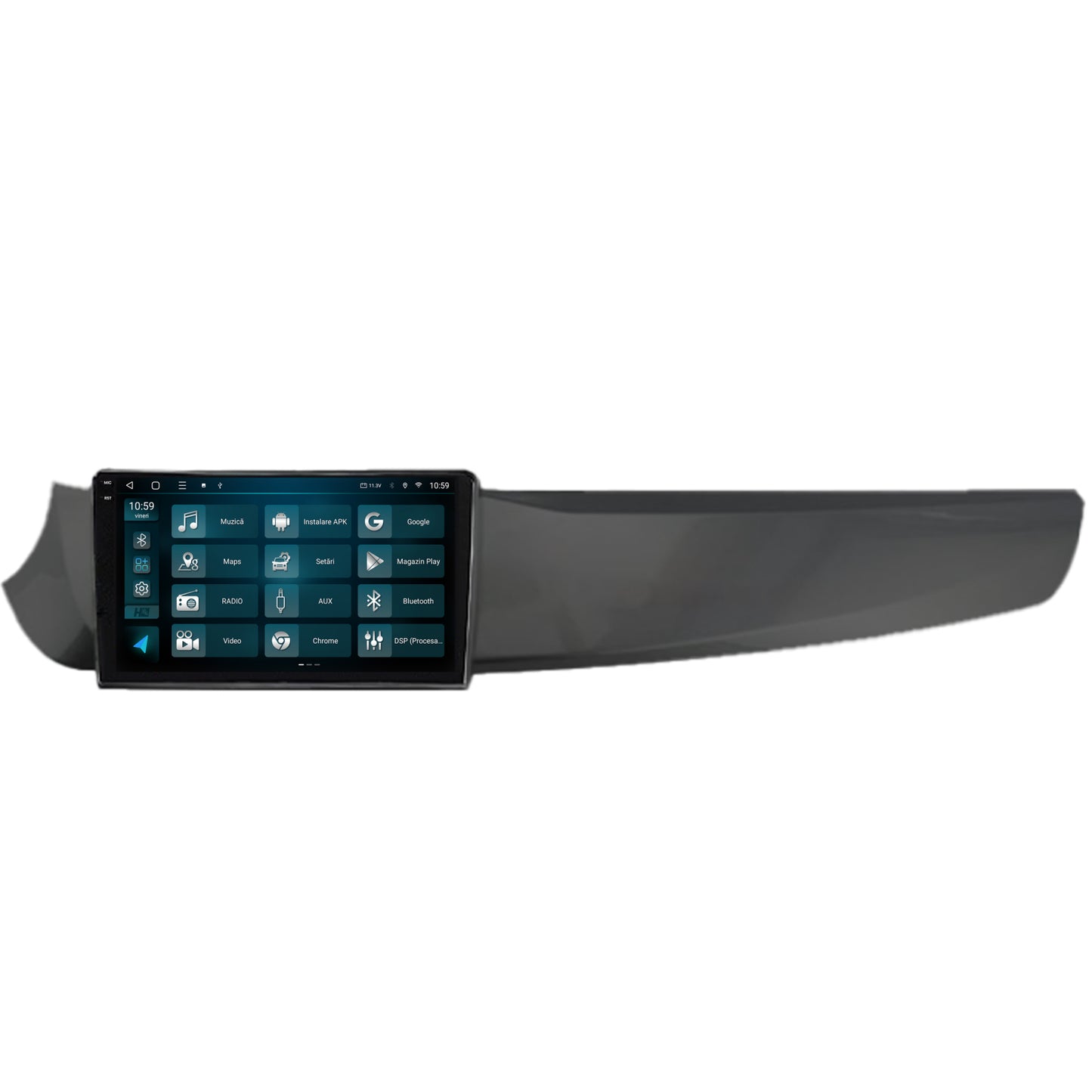 Navigatie 2K HUB64 Alfa Romeo Giulietta (2010-2014), 8GB RAM, Android, Octacore, Slot Sim 4G, DSP, GPS, Wi-FI, Carplay, Android Auto, USB, Bluetooth, Waze, Touchscreen, 9.5 Inch