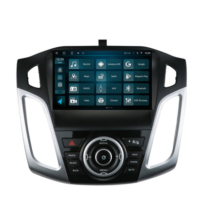 Navigatie 2K HUB64 Ford Focus 3 (2011-2019), 4GB RAM, Android, Octacore, Slot Sim 4G, DSP, GPS, Wi-FI, Carplay, Android Auto, USB, Bluetooth, Waze, Touchscreen, 9.5 Inch