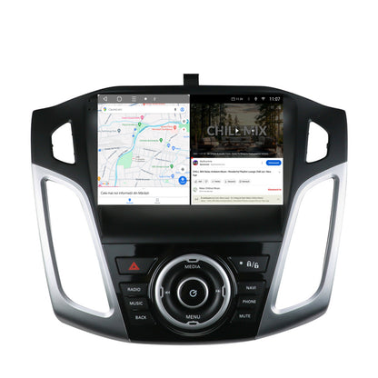Navigatie 2K HUB64 Ford Focus 3 (2011-2019), 8GB RAM, Android, Octacore, Slot Sim 4G, DSP, GPS, Wi-FI, Carplay, Android Auto, USB, Bluetooth, Waze, Touchscreen, 9.5 Inch