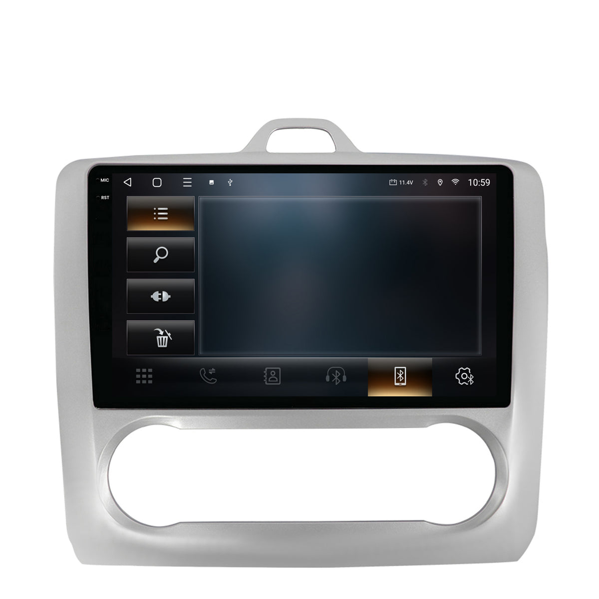 Navigatie 2K HUB64 Ford Focus MK2 (2004-2011) Clima Automata, 4GB RAM, Android, Octacore, Slot Sim 4G, DSP, GPS, Wi-FI, Carplay, Android Auto, USB, Bluetooth, Waze, Touchscreen, 9.5 Inch