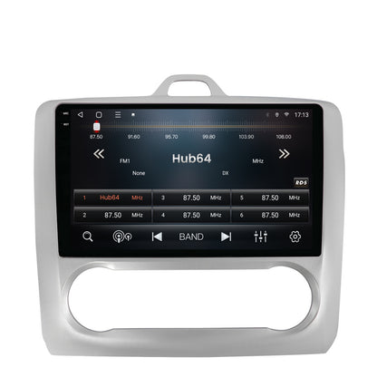 Navigatie 2K HUB64 Ford Focus MK2 (2004-2011), Clima automata, 8GB RAM, Android, Octacore, Slot Sim 4G, DSP, GPS, Wi-FI, Carplay, Android Auto, USB, Bluetooth, Waze, Touchscreen, 9.5 Inch
