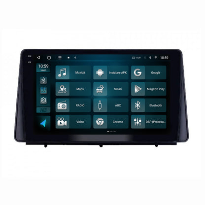 Navigatie 2K HUB64 Ford Focus MK4 (2019+), 8GB RAM, Android, Octacore, Slot Sim 4G, DSP, GPS, Wi-FI, Carplay, Android Auto, USB, Bluetooth, Waze, Touchscreen, 10.36 Inch