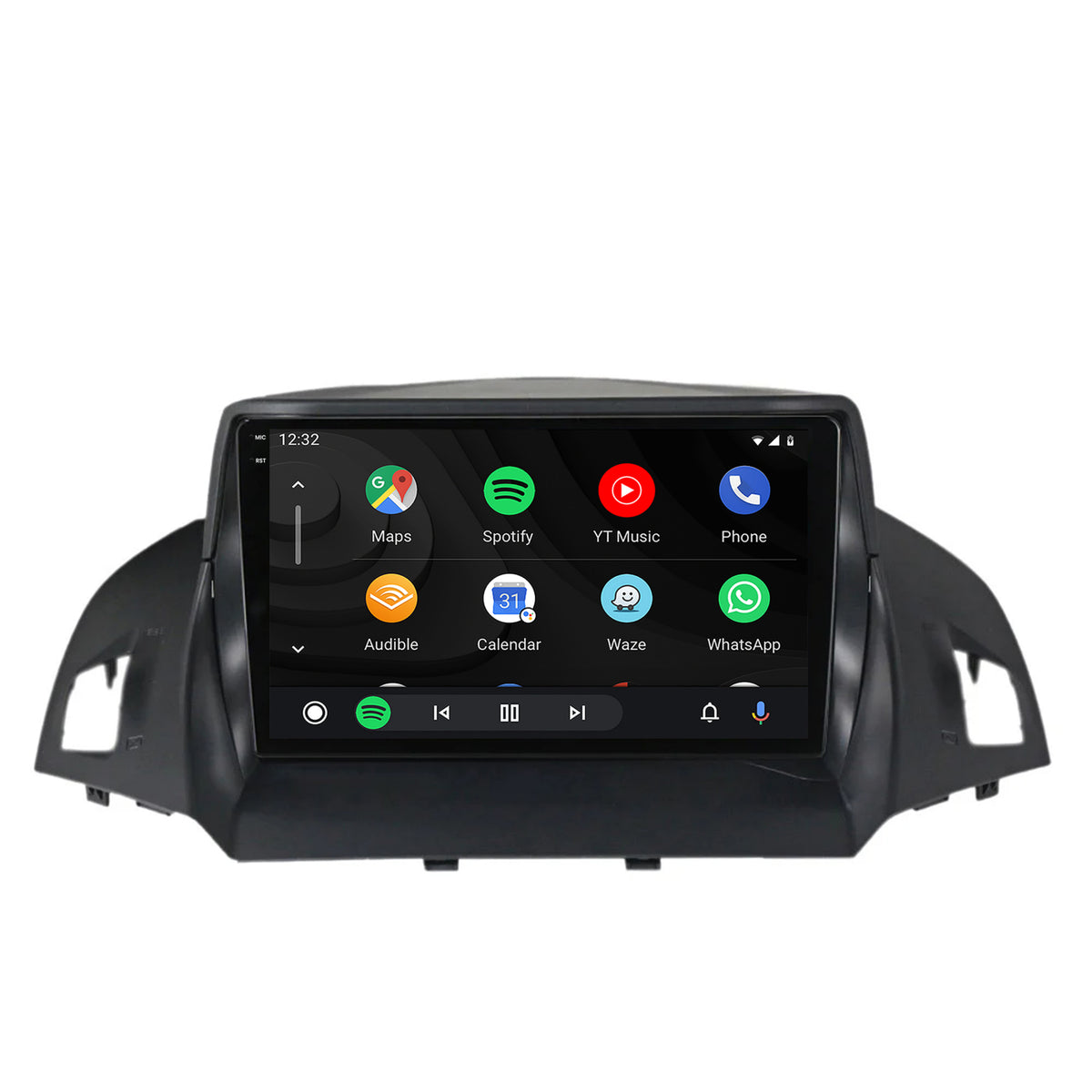 Navigatie 2K HUB64 Ford Kuga / C-Max (2013-2018), 8GB RAM, Android, Octacore, Slot Sim 4G, DSP, GPS, Wi-FI, Carplay, Android Auto, USB, Bluetooth, Waze, Touchscreen, 9.5 Inch