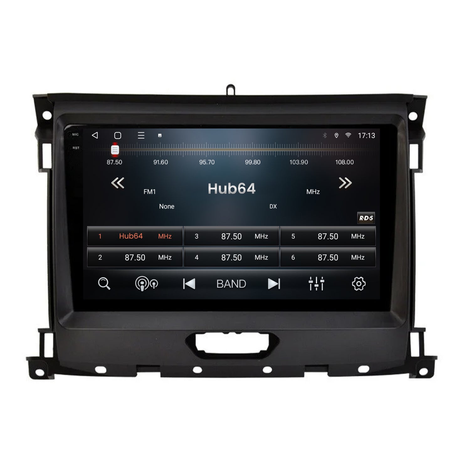 Navigatie 2K HUB64 Ford Ranger (2015-2022), 4GB RAM, Android, Octacore, Slot Sim 4G, DSP, GPS, Wi-FI, Carplay, Android Auto, USB, Bluetooth, Waze, Touchscreen, 9.5 Inch
