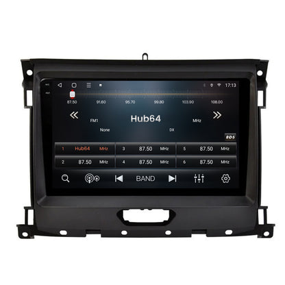 Navigatie 2K HUB64 Ford Ranger (2015-2022), 8GB RAM, Android, Octacore, Slot Sim 4G, DSP, GPS, Wi-FI, Carplay, Android Auto, USB, Bluetooth, Waze, Touchscreen, 9.5 Inch