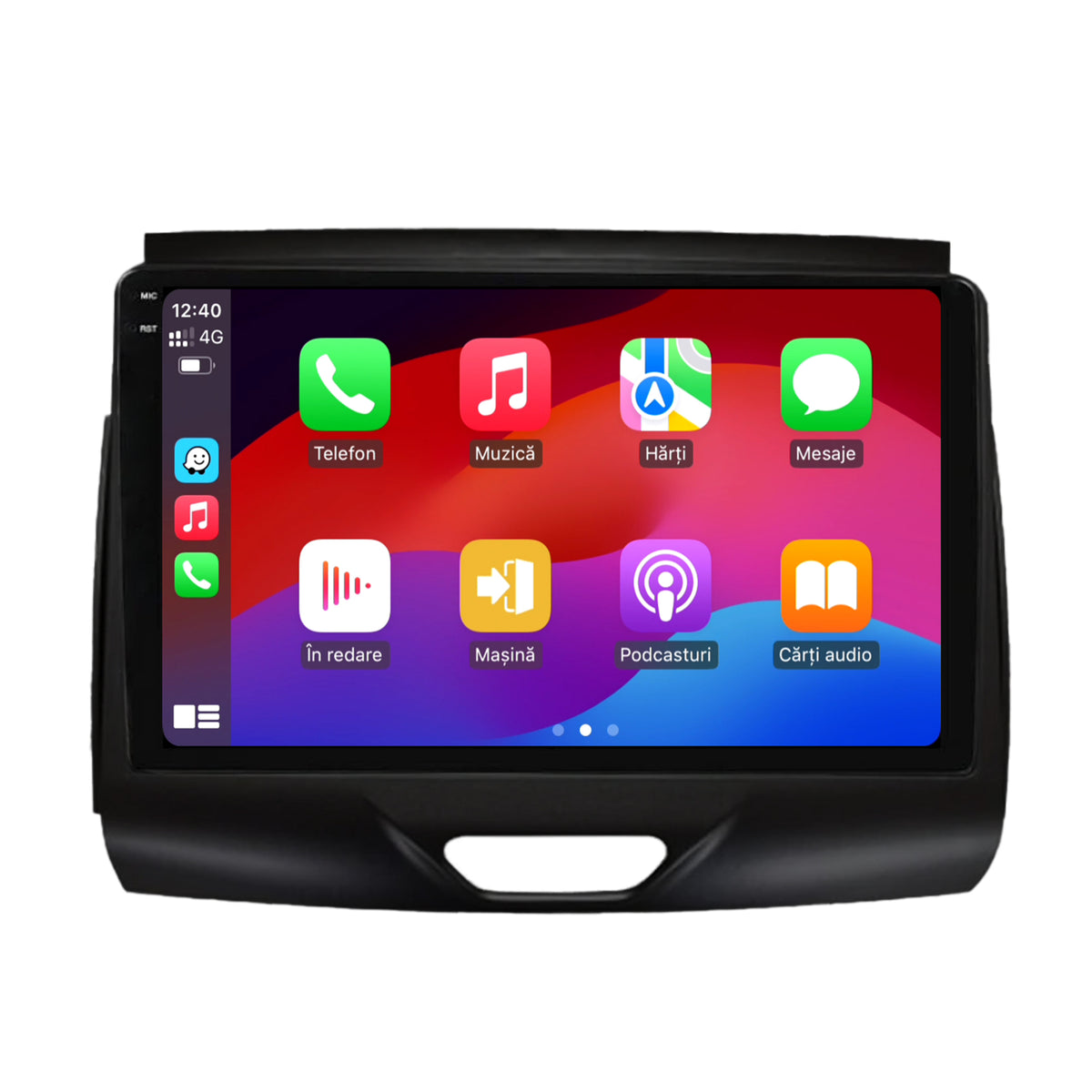 Navigatie 2K HUB64 Ford Ranger (2015-2018), 8GB RAM, Android, Octacore, Slot Sim 4G, DSP, GPS, Wi-FI, Carplay, Android Auto, USB, Bluetooth, Waze, Touchscreen, 9.5 Inch