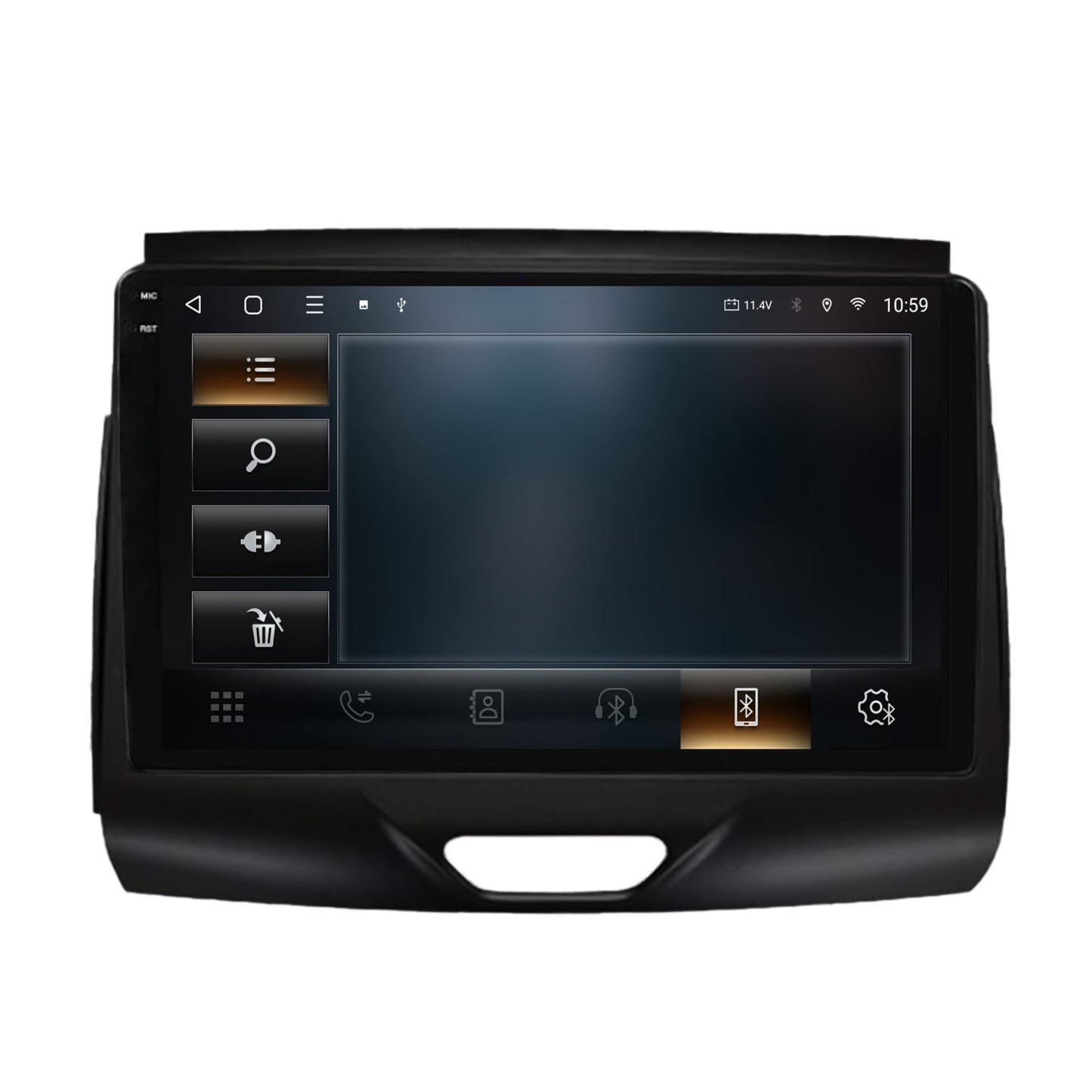 Navigatie 2K HUB64 Ford Ranger (2015-2018), 4GB RAM, Android, Octacore, Slot Sim 4G, DSP, GPS, Wi-FI, Carplay, Android Auto, USB, Bluetooth, Waze, Touchscreen, 9.5 Inch
