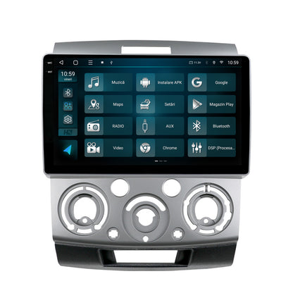 Navigatie 2K HUB64 Ford Ranger / Mazda BT50 (2007-2012), 8GB RAM, Android, Octacore, Slot Sim 4G, DSP, GPS, Wi-FI, Carplay, Android Auto, USB, Bluetooth, Waze, Touchscreen, 9.5 Inch
