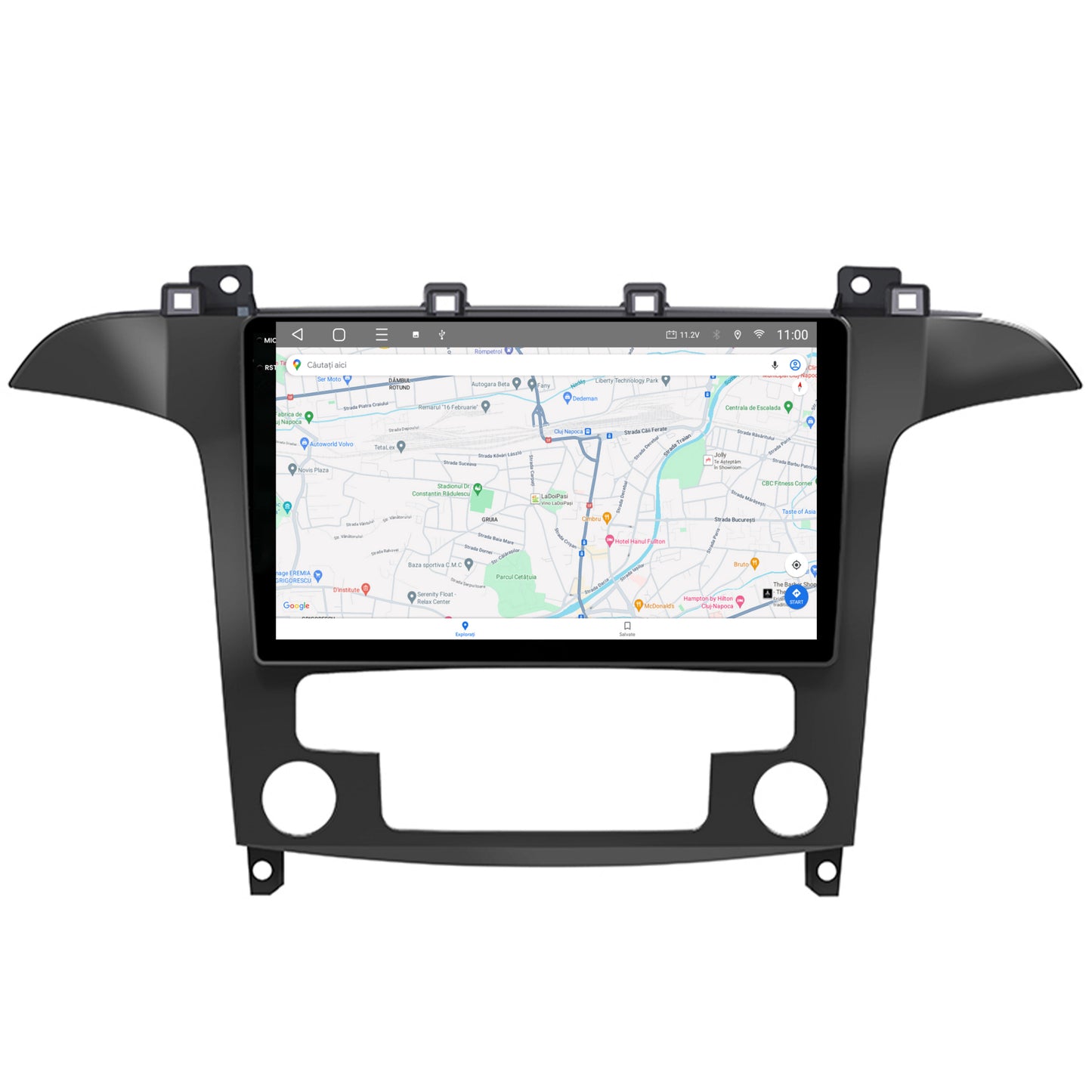 Navigatie 2K HUB64 Ford S-Max / Galaxy (2006-2015), 4GB RAM, Android, Octacore, Slot Sim 4G, DSP, GPS, Wi-FI, Carplay, Android Auto, USB, Bluetooth, Waze, Touchscreen, 9.5 Inch