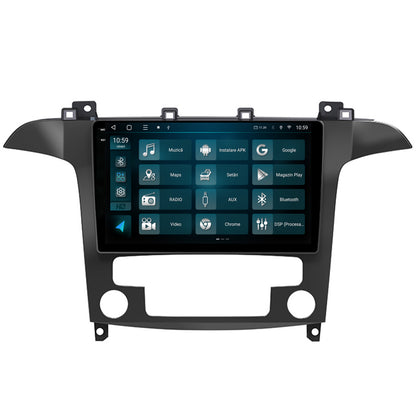 Navigatie 2K HUB64 Ford S-Max / Galaxy (2006-2015), 8GB RAM, Android, Octacore, Slot Sim 4G, DSP, GPS, Wi-FI, Carplay, Android Auto, USB, Bluetooth, Waze, Touchscreen, 9.5 Inch