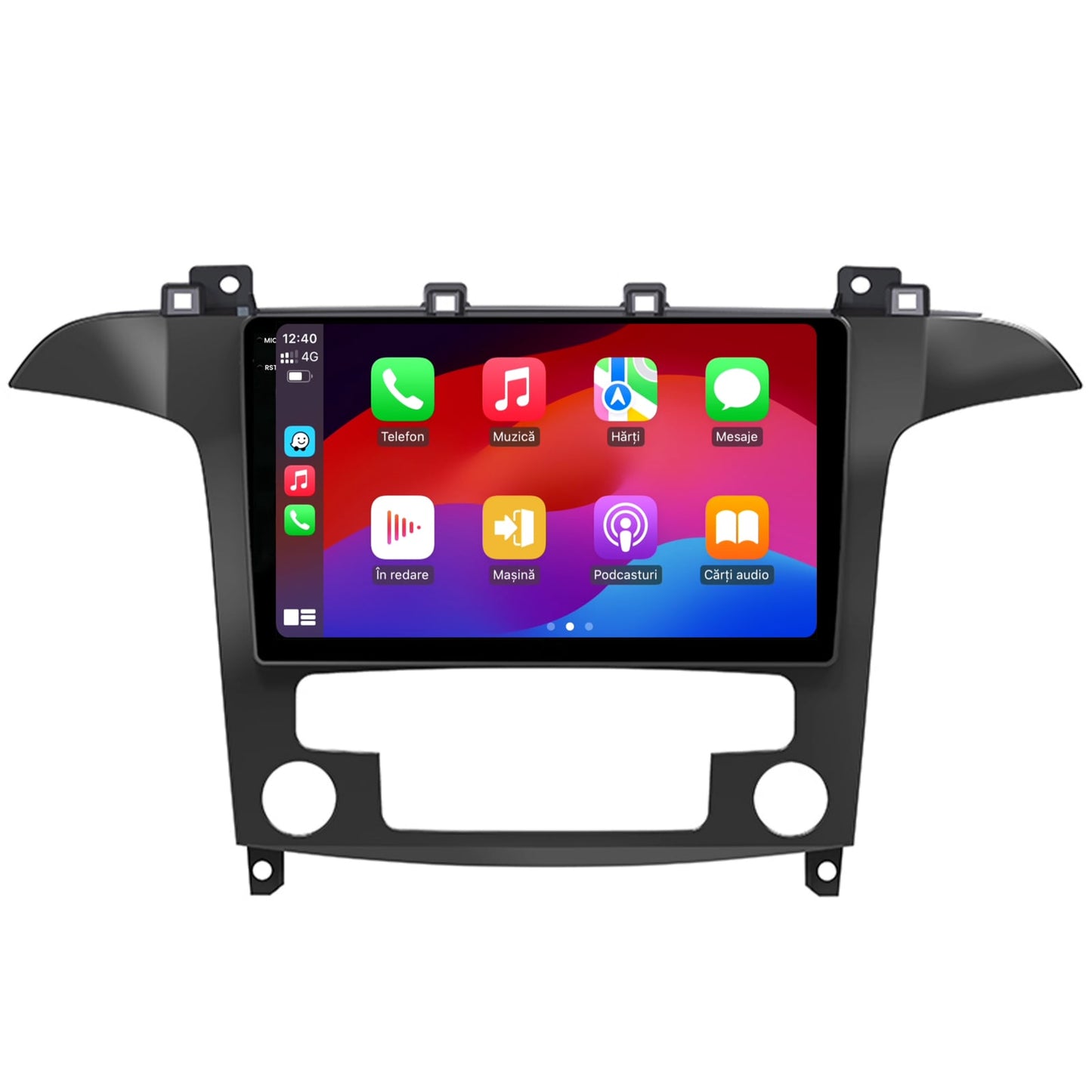 Navigatie 2K HUB64 Ford S-Max / Galaxy (2006-2015), 8GB RAM, Android, Octacore, Slot Sim 4G, DSP, GPS, Wi-FI, Carplay, Android Auto, USB, Bluetooth, Waze, Touchscreen, 9.5 Inch