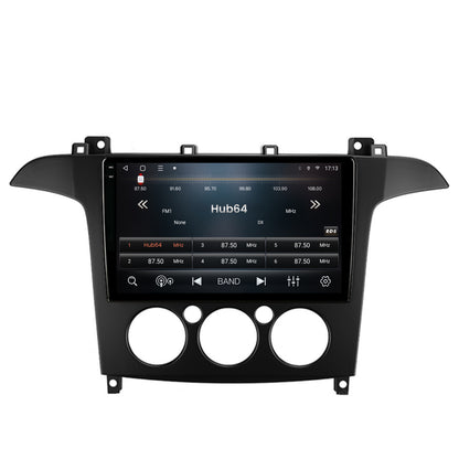 Navigatie 2K HUB64 Ford S-MAX (2006-2015) Clima Manuala, 4GB RAM, Android, Octacore, Slot Sim 4G, DSP, GPS, Wi-FI, Carplay, Android Auto, USB, Bluetooth, Waze, Touchscreen, 9.5 Inch