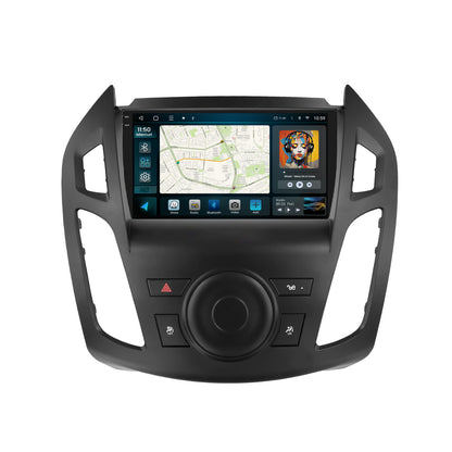Navigatie 2K HUB64 Ford Transit (2014-2020), 4GB RAM, Android, Octacore, Slot Sim 4G, DSP, GPS, Wi-FI, Carplay, Android Auto, USB, Bluetooth, Waze, Touchscreen, 9.5 Inch