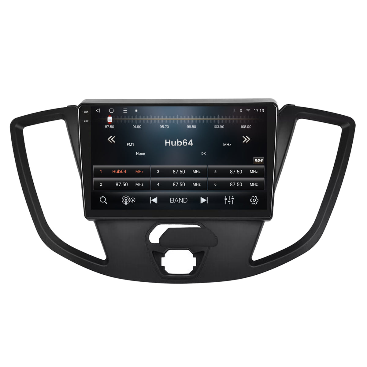 Navigatie 2K HUB64 Ford Transit (2014-2020), 8GB RAM, Android, Octacore, Slot Sim 4G, DSP, GPS, Wi-FI, Carplay, Android Auto, USB, Bluetooth, Waze, Touchscreen, 9.5 Inch