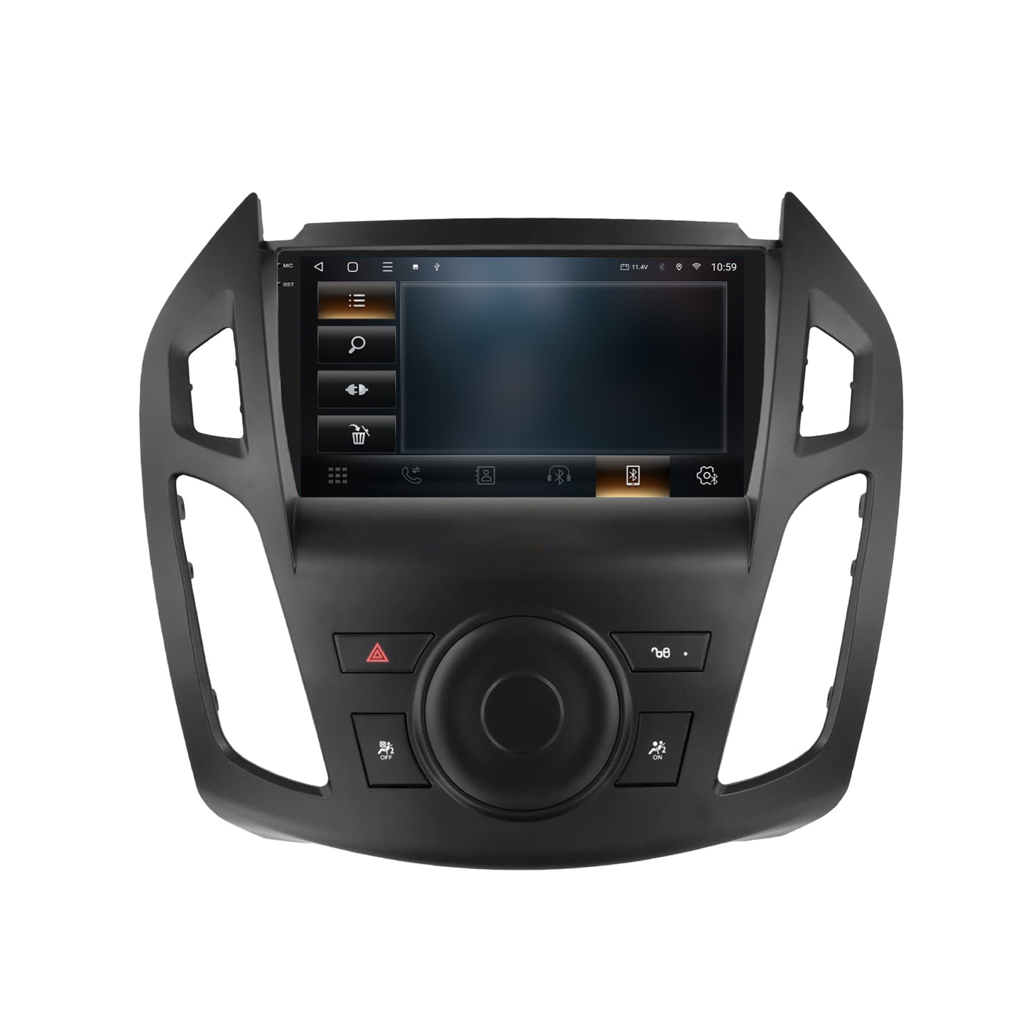 Navigatie 2K HUB64 Ford Transit (2014-2020), 8GB RAM, Android, Octacore, Slot Sim 4G, DSP, GPS, Wi-FI, Carplay, Android Auto, USB, Bluetooth, Waze, Touchscreen, 9.5 Inch