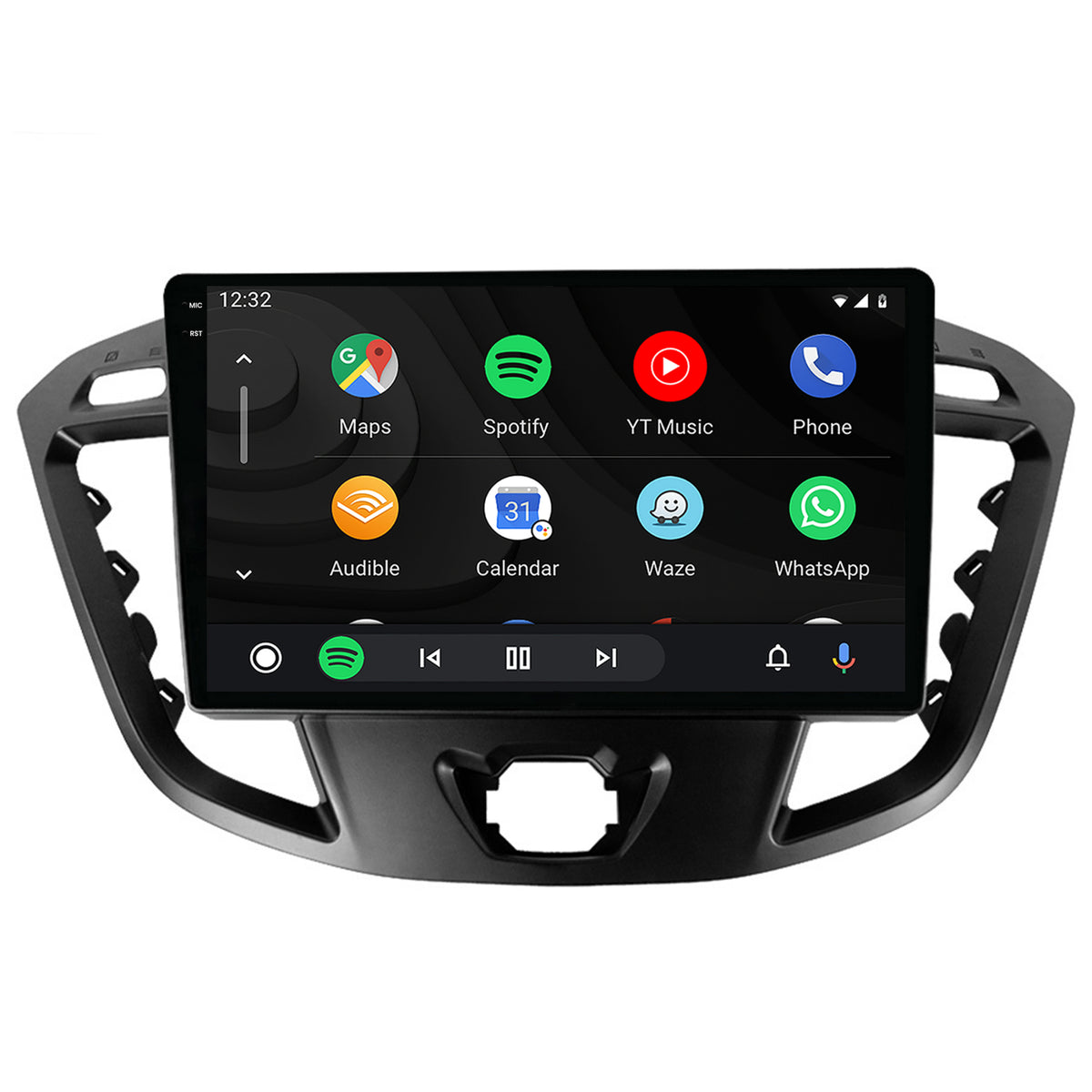Navigatie 2K HUB64 Ford Transit / Tourneo (2012-2020), 8GB RAM, Android, Octacore, Slot Sim 4G, DSP, GPS, Wi-FI, Carplay, Android Auto, USB, Bluetooth, Waze, Touchscreen, 9.5 Inch