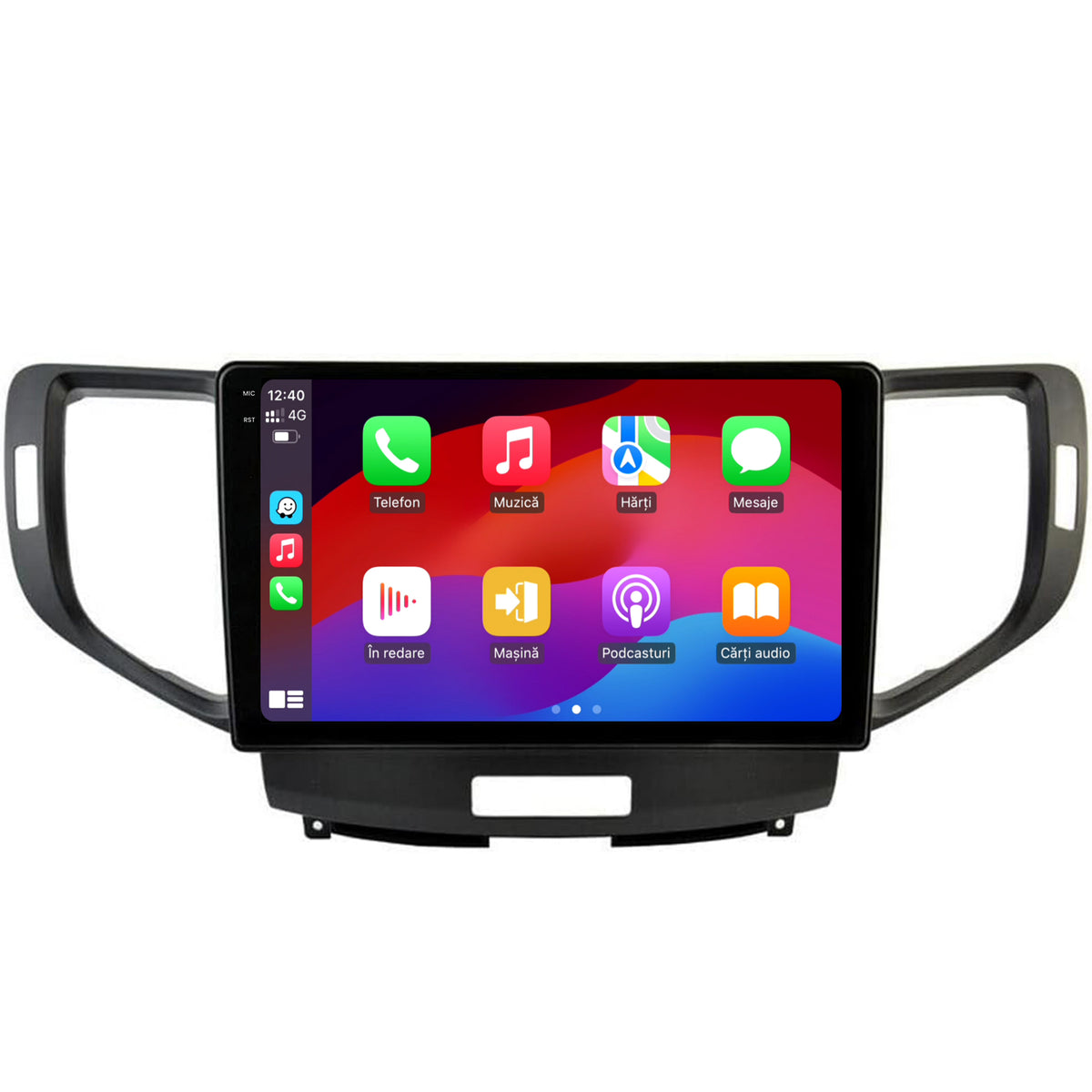 Navigatie 2K HUB64 Honda Accord VIII (2008-2012), 4GB RAM, Android, Octacore, Slot Sim 4G, DSP, GPS, Wi-FI, Carplay, Android Auto, USB, Bluetooth, Waze, Touchscreen, 9.5 Inch