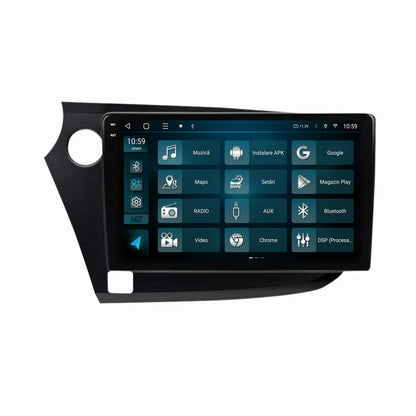 Navigatie 2K HUB64 Honda Insight (2009-2014), 4GB RAM, Android, Octacore, Slot Sim 4G, DSP, GPS, Wi-FI, Carplay, Android Auto, USB, Bluetooth, Waze, Touchscreen, 9.5 Inch