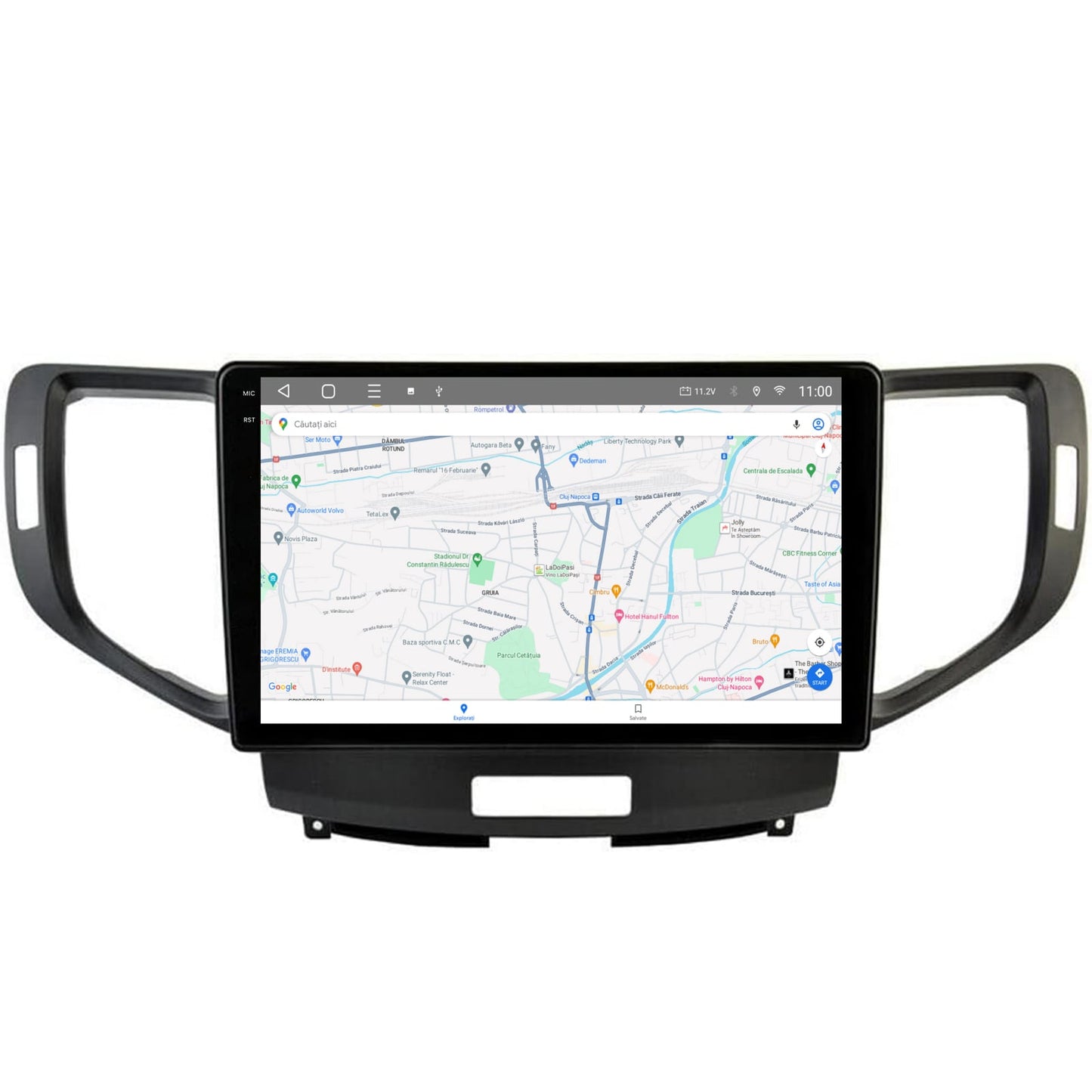 Navigatie 2K HUB64 Honda Accord VIII (2008-2012), 4GB RAM, Android, Octacore, Slot Sim 4G, DSP, GPS, Wi-FI, Carplay, Android Auto, USB, Bluetooth, Waze, Touchscreen, 9.5 Inch
