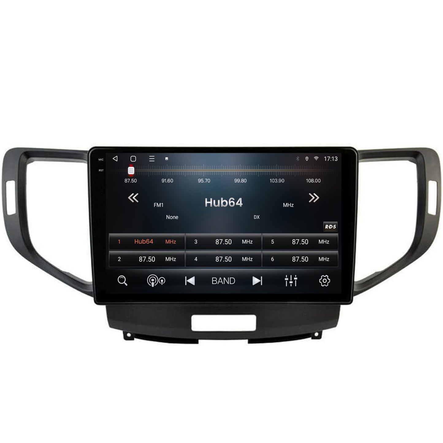 Navigatie 2K HUB64 Honda Accord VIII (2008-2012), 4GB RAM, Android, Octacore, Slot Sim 4G, DSP, GPS, Wi-FI, Carplay, Android Auto, USB, Bluetooth, Waze, Touchscreen, 9.5 Inch