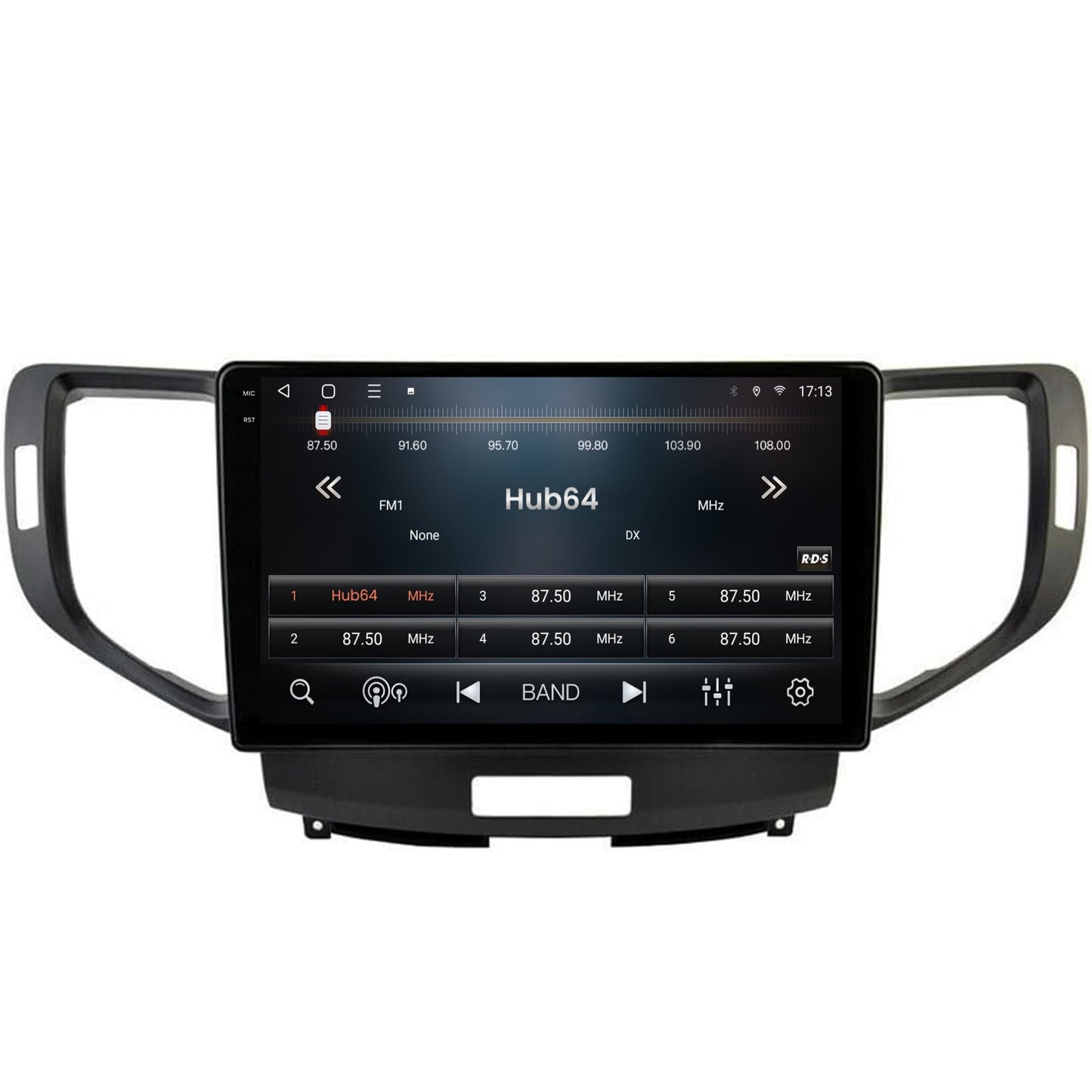 Navigatie 2K HUB64 Honda Accord VIII (2008-2012), 8GB RAM, Android, Octacore, Slot Sim 4G, DSP, GPS, Wi-FI, Carplay, Android Auto, USB, Bluetooth, Waze, Touchscreen, 9.5 Inch