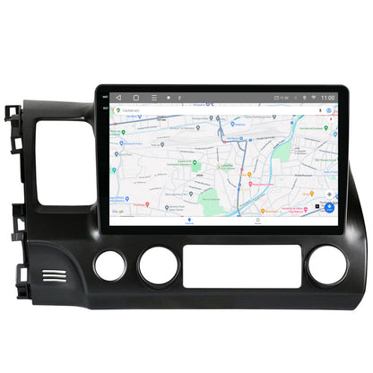 Navigatie 2K HUB64 Honda Civic (2005-2012), 8GB RAM, Android, Octacore, Slot Sim 4G, DSP, GPS, Wi-FI, Carplay, Android Auto, USB, Bluetooth, Waze, Touchscreen, 10.36 Inch