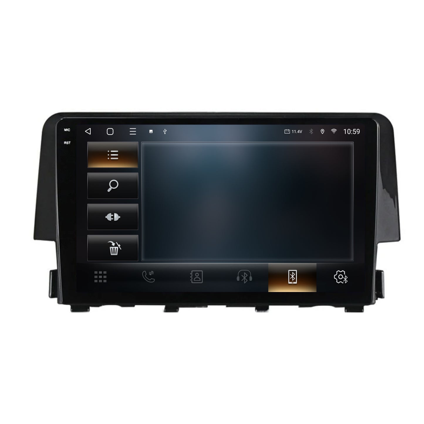 Navigatie 2K HUB64 Honda Civic X / Sedan (2015-2021), 4GB RAM, Android, Octacore, Slot Sim 4G, DSP, GPS, Wi-FI, Carplay, Android Auto, USB, Bluetooth, Waze, Touchscreen, 9.5 Inch