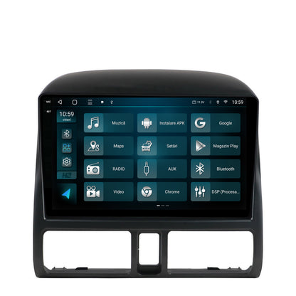 Navigatie 2K HUB64 Honda CRV (1998-2005), 4GB RAM, Android, Octacore, Slot Sim 4G, DSP, GPS, Wi-FI, Carplay, Android Auto, USB, Bluetooth, Waze, Touchscreen, 9.5 Inch