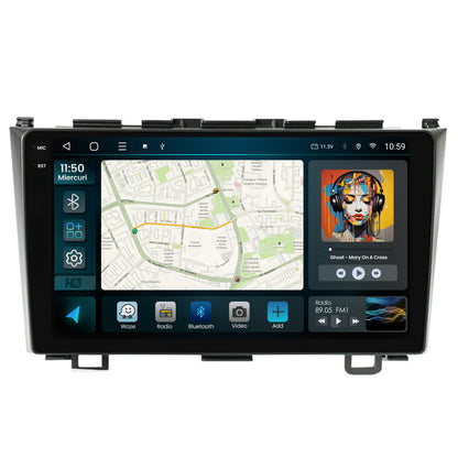 Navigatie 2K HUB64 Honda CRV (2006-2012), 4GB RAM, Android, Octacore, Slot Sim 4G, DSP, GPS, Wi-FI, Carplay, Android Auto, USB, Bluetooth, Waze, Touchscreen, 9.5 Inch