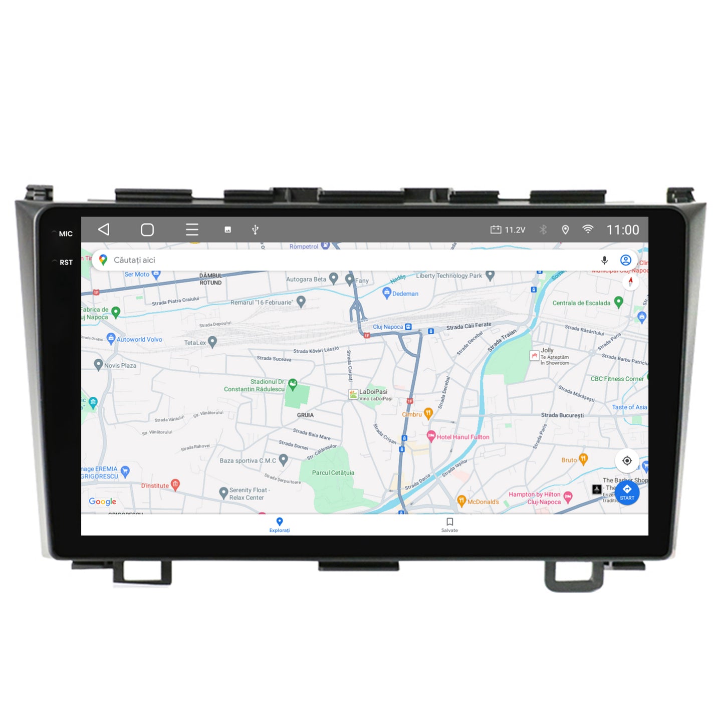 Navigatie 2K HUB64 Honda CRV (2006-2012), 8GB RAM, Android, Octacore, Slot Sim 4G, DSP, GPS, Wi-FI, Carplay, Android Auto, USB, Bluetooth, Waze, Touchscreen, 9.5 Inch