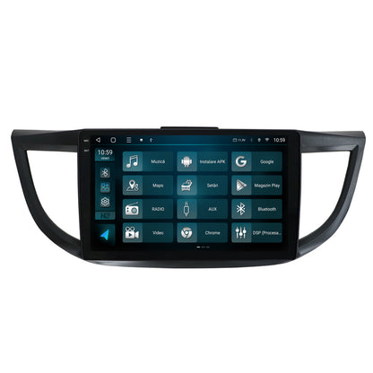 Navigatie 2K HUB64 Honda CRV (2011-2016), 8GB RAM, Android, Octacore, Slot Sim 4G, DSP, GPS, Wi-FI, Carplay, Android Auto, USB, Bluetooth, Waze, Touchscreen, 9.5 Inch