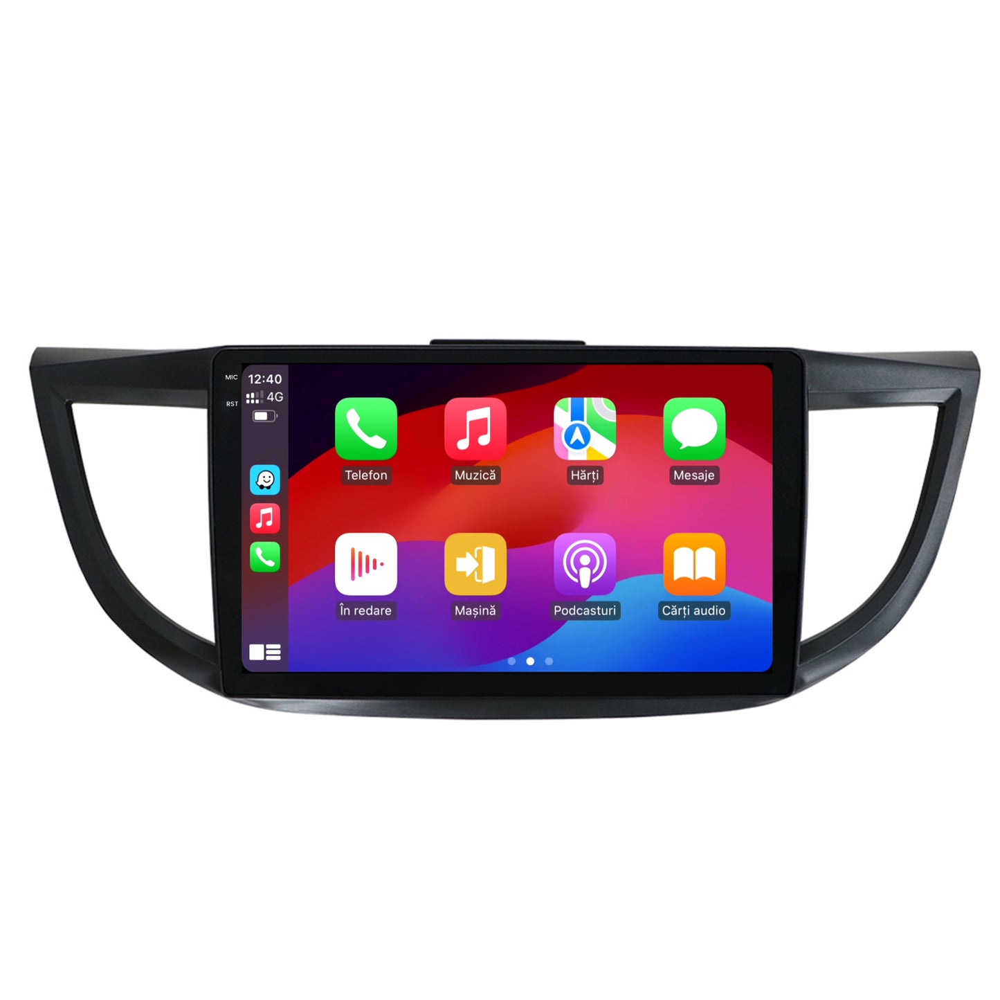 Navigatie 2K HUB64 Honda CRV (2011-2016), 8GB RAM, Android, Octacore, Slot Sim 4G, DSP, GPS, Wi-FI, Carplay, Android Auto, USB, Bluetooth, Waze, Touchscreen, 9.5 Inch