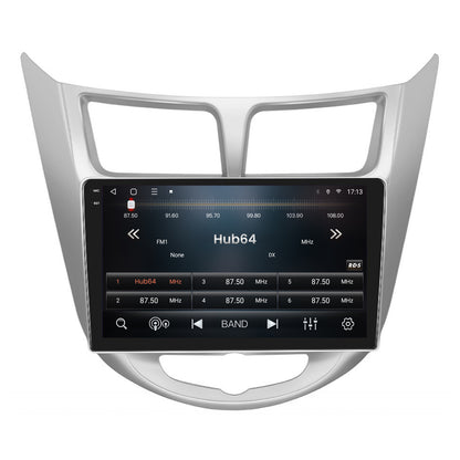 Navigatie 2K HUB64 Hyundai Accent (2011-2016), 4GB RAM, Android, Octacore, Slot Sim 4G, DSP, GPS, Wi-FI, Carplay, Android Auto, USB, Bluetooth, Waze, Touchscreen, 9.5 Inch