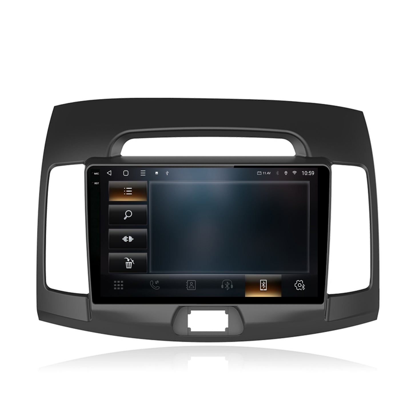 Navigatie 2K HUB64 Hyundai Elantra (2006-2011), 8GB RAM, Android, Octacore, Slot Sim 4G, DSP, GPS, Wi-FI, Carplay, Android Auto, USB, Bluetooth, Waze, Touchscreen, 9.5 Inch