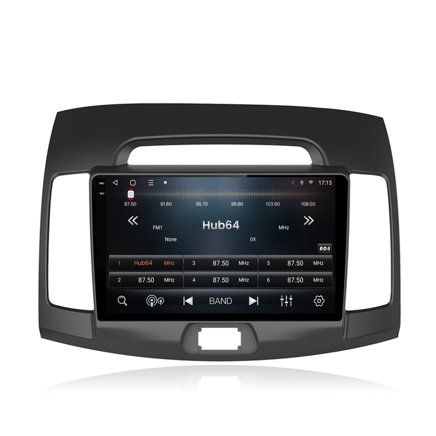 Navigatie 2K HUB64 Hyundai Elantra (2006-2011), 8GB RAM, Android, Octacore, Slot Sim 4G, DSP, GPS, Wi-FI, Carplay, Android Auto, USB, Bluetooth, Waze, Touchscreen, 9.5 Inch