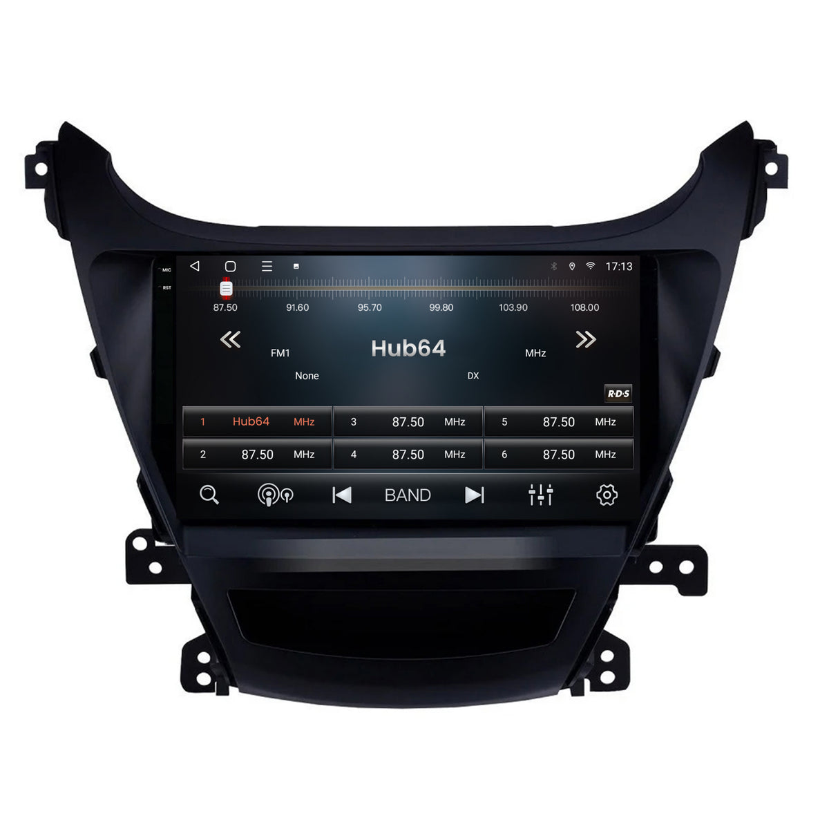 Navigatie 2K HUB64 Hyundai Elantra (2012-2014), 4GB RAM, Android, Octacore, Slot Sim 4G, DSP, GPS, Wi-FI, Carplay, Android Auto, USB, Bluetooth, Waze, Touchscreen, 9Inch