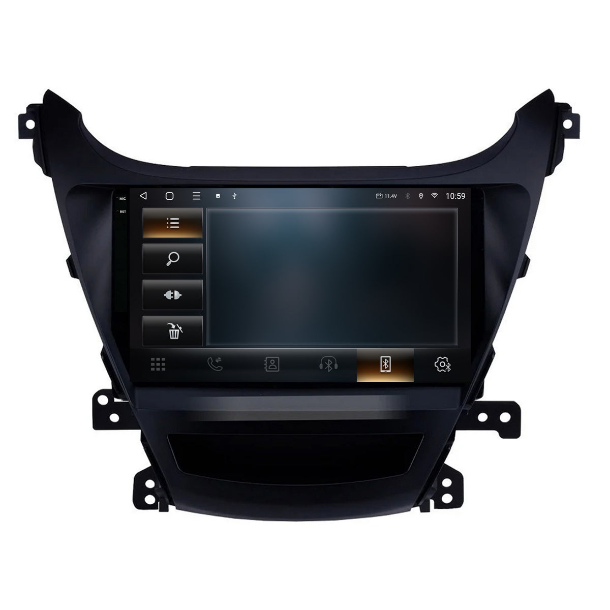 Navigatie 2K HUB64 Hyundai Elantra (2012-2014), 8GB RAM, Android, Octacore, Slot Sim 4G, DSP, GPS, Wi-FI, Carplay, Android Auto, USB, Bluetooth, Waze, Touchscreen, 9Inch