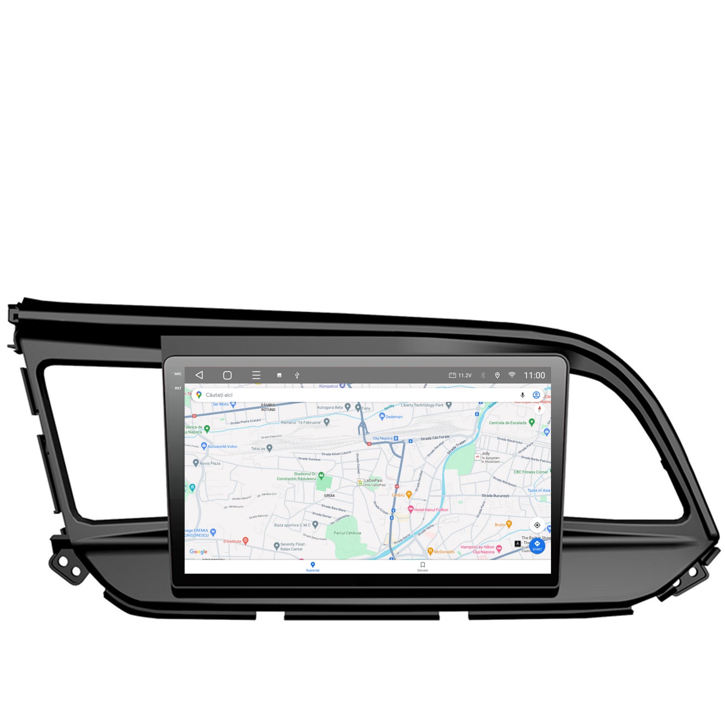 Navigatie 2K HUB64 Hyundai Elantra (2015-2018), 4GB RAM, Android, Octacore, Slot Sim 4G, DSP, GPS, Wi-FI, Carplay, Android Auto, USB, Bluetooth, Waze, Touchscreen, 9.5 Inch