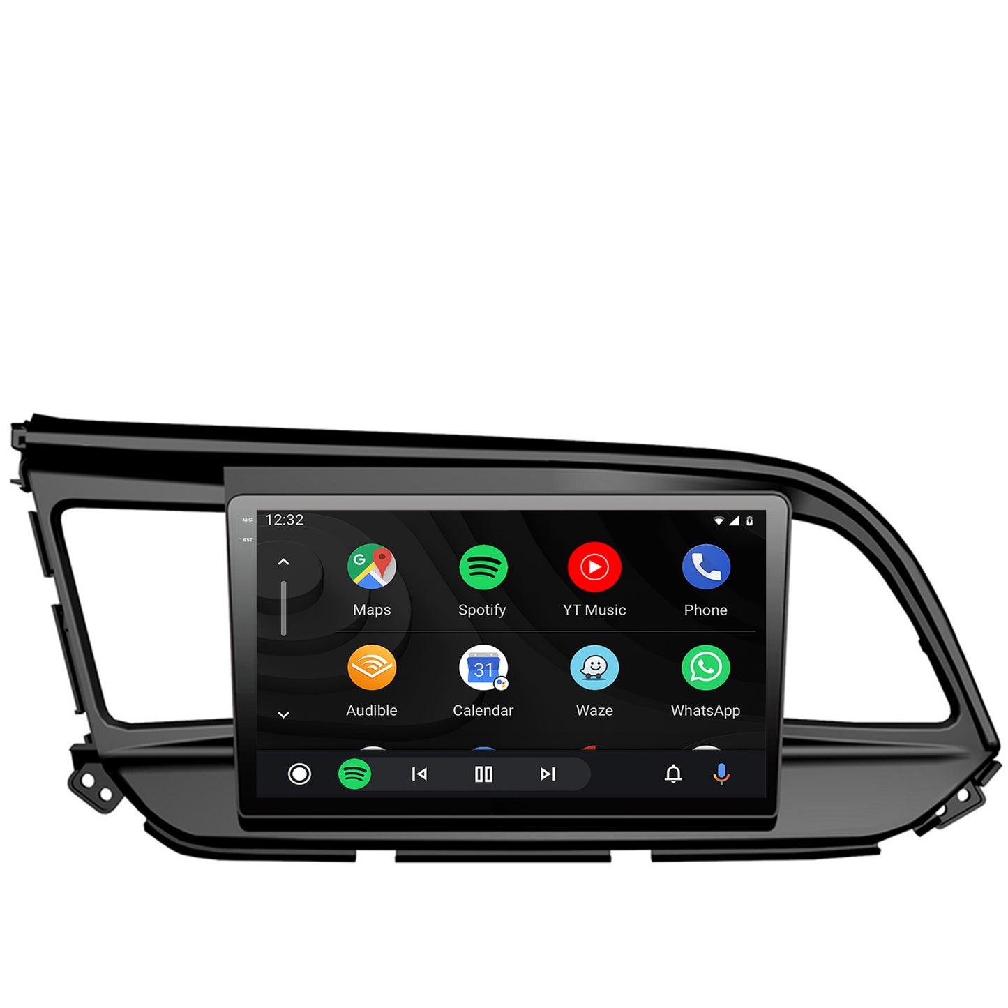 Navigatie 2K HUB64 Hyundai Elantra (2015-2018), 4GB RAM, Android, Octacore, Slot Sim 4G, DSP, GPS, Wi-FI, Carplay, Android Auto, USB, Bluetooth, Waze, Touchscreen, 9.5 Inch