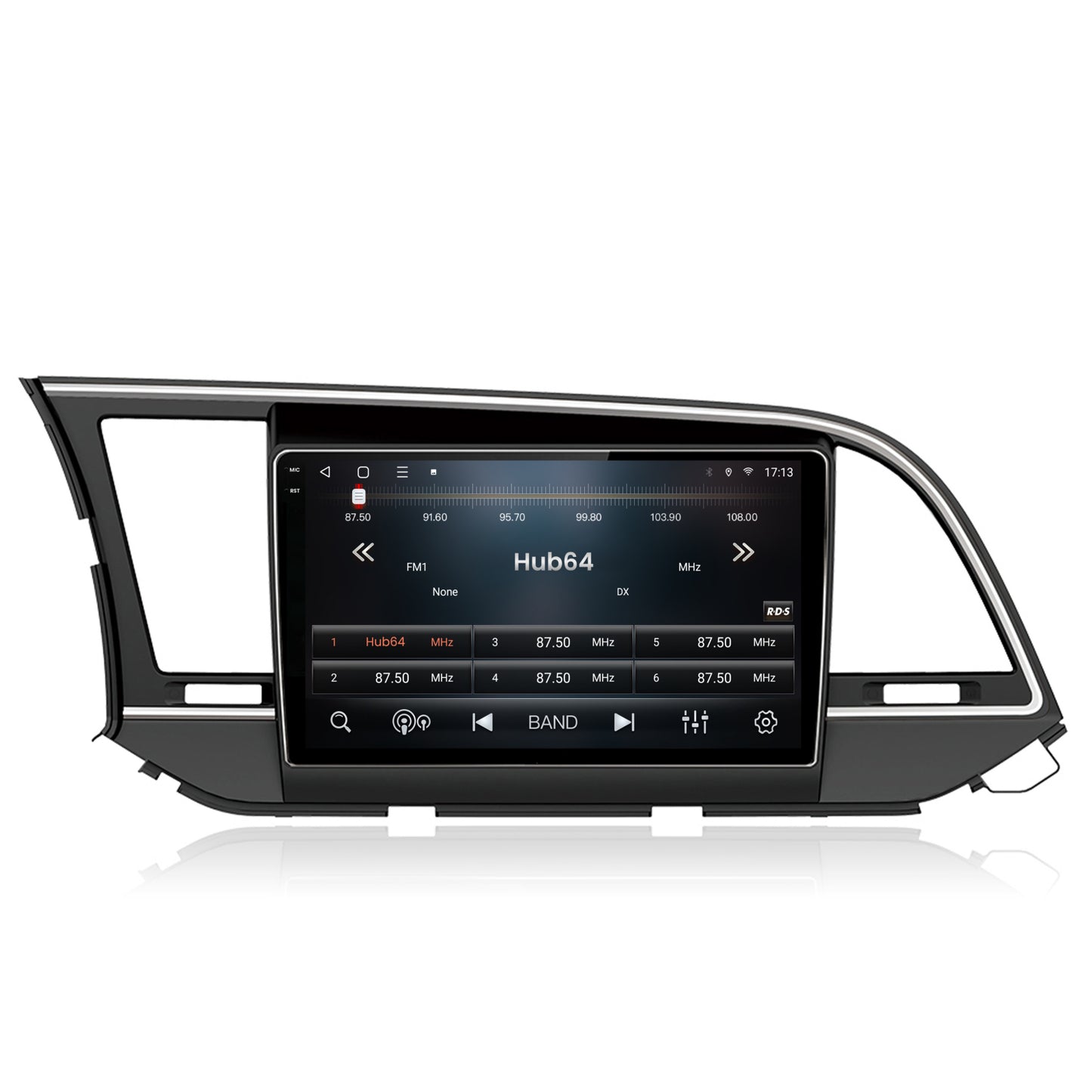Navigatie 2K HUB64 Hyundai Elantra (2015-2018), 8GB RAM, Android, Octacore, Slot Sim 4G, DSP, GPS, Wi-FI, Carplay, Android Auto, USB, Bluetooth, Waze, Touchscreen, 9.5 Inch