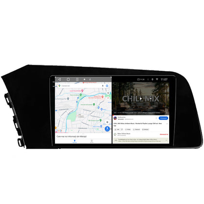 Navigatie 2K HUB64 Hyundai Elantra (2020-Prezent), 4GB RAM, Android, Octacore, Slot Sim 4G, DSP, GPS, Wi-FI, Carplay, Android Auto, USB, Bluetooth, Waze, Touchscreen, 9Inch