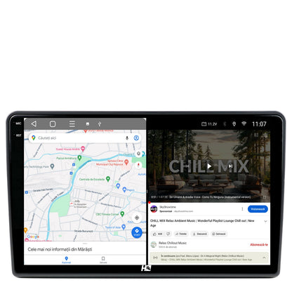 Navigatie 2K HUB64 Hyundai H1 (2010-2014), 8GB RAM, Android, Octacore, Slot Sim 4G, DSP, GPS, Wi-FI, Carplay, Android Auto, USB, Bluetooth, Waze, Touchscreen, 9.5 Inch