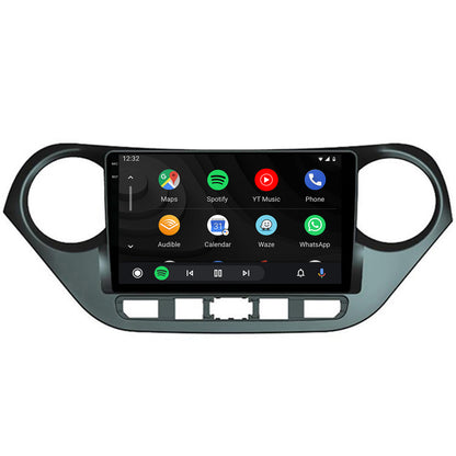 Navigatie 2K HUB64 Hyundai I10 (2013-2017), 8GB RAM, Android, Octacore, Slot Sim 4G, DSP, GPS, Wi-FI, Carplay, Android Auto, USB, Bluetooth, Waze, Touchscreen, 9.5 Inch