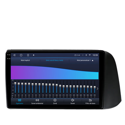 Navigatie 2K HUB64 Hyundai I10 (2020+), 4GB RAM, Android, Octacore, Slot Sim 4G, DSP, GPS, Wi-FI, Carplay, Android Auto, USB, Bluetooth, Waze, Touchscreen, 9.5 Inch